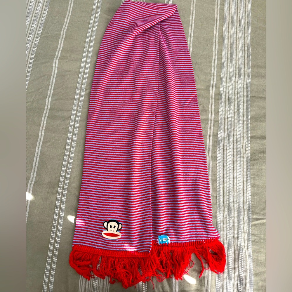 Paul Frank red and blue scarf
